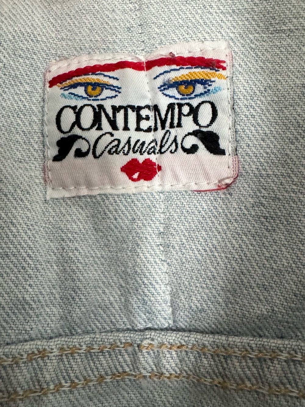 Denim jacket with customized patchwork - Picture 4 of 4